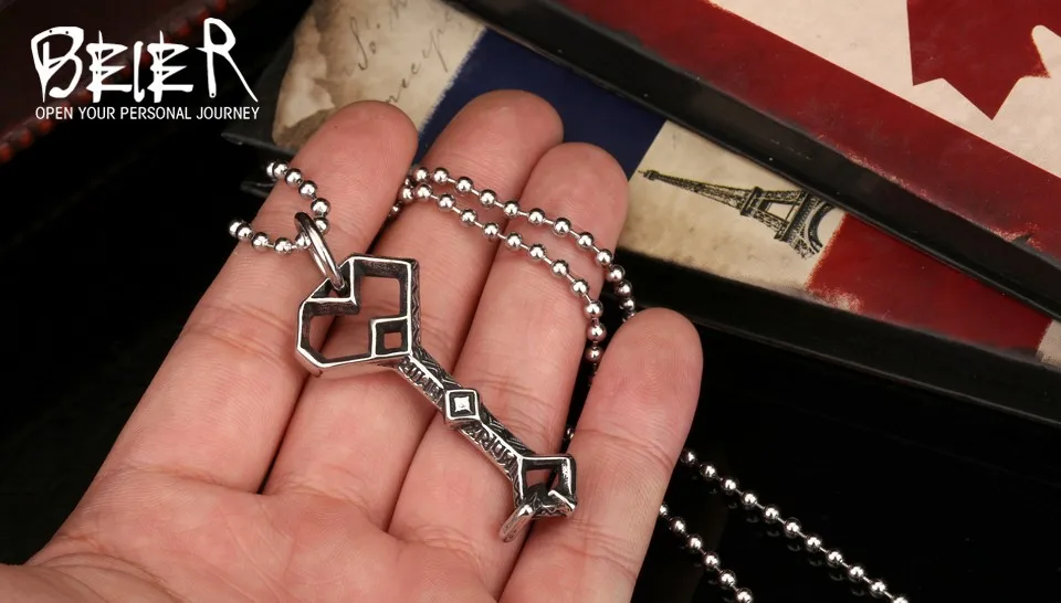 Байер магазин 316L нержавеющая сталь кулон ожерелье Хоббит Торин Erebor брелок Мода для мужчин ювелирные изделия LLBP8-029R