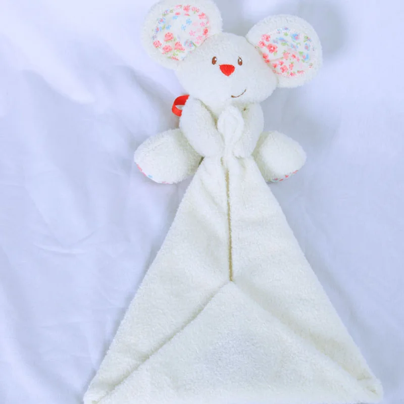 

Baby soothing towel plush towel appesse baby hand grasp pacify towel rabbit doll plush bib toys baby bed hanging toys