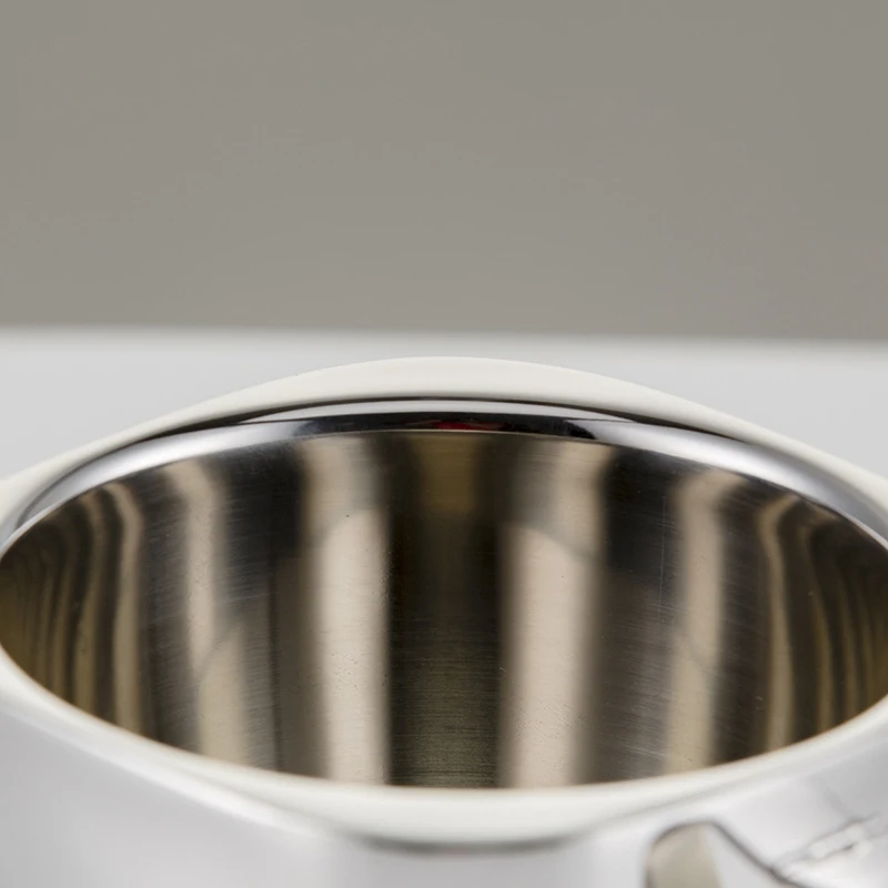 90/150/240ml Stainless Steel Coffee Cup Set Double Anti-hot Insulation Cups Creative Square Tea Cup and Saucer Milk Mug