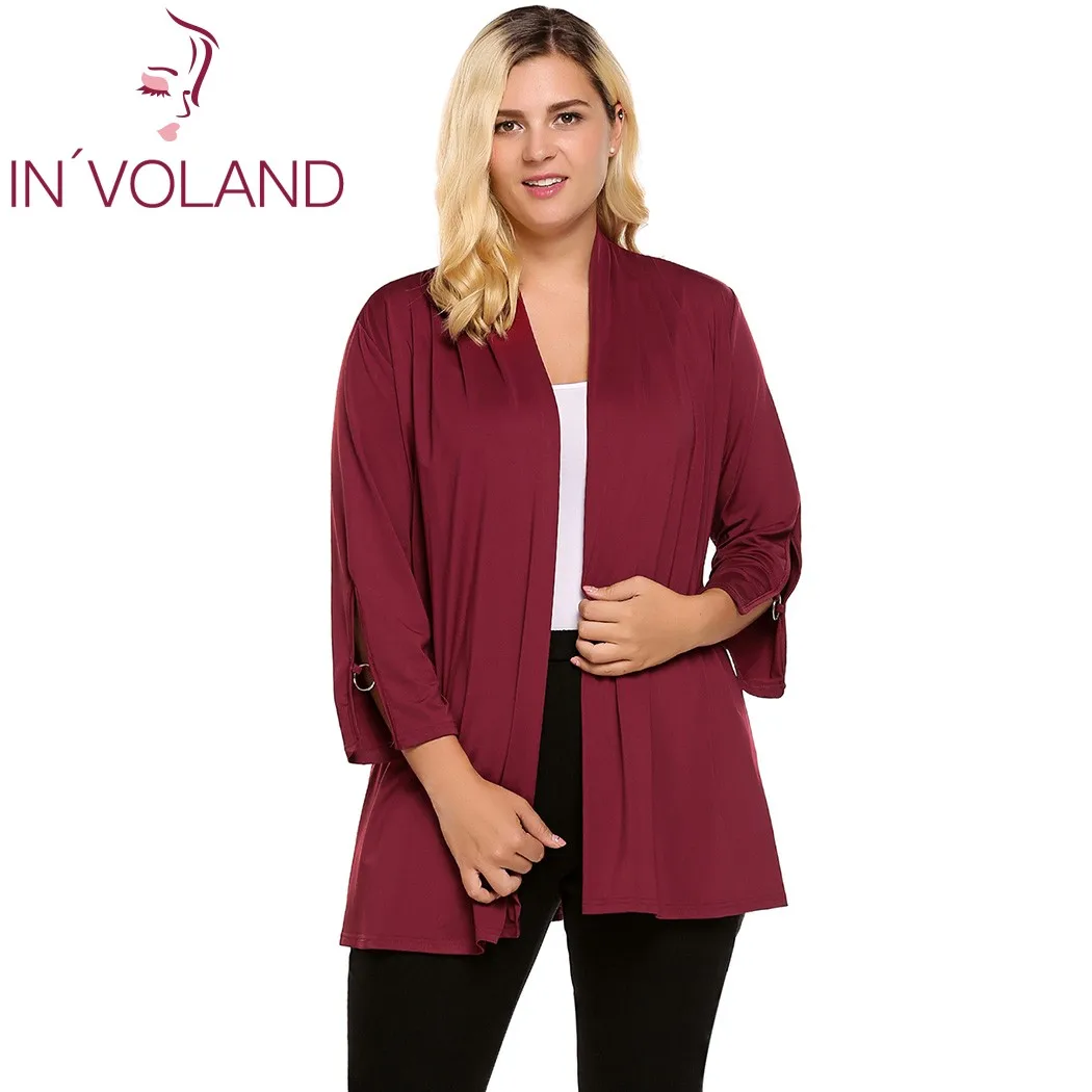 Женский кардиган IN'VOLAND с рукавом 3/4 свободный |