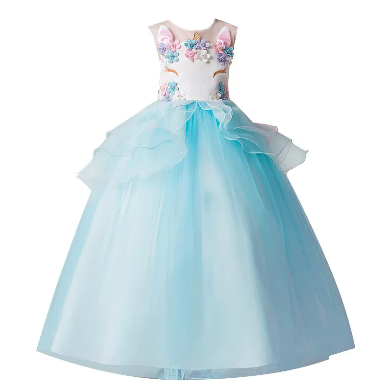 Детское платье с единорогом для девочек-подростков | Детская одежда и обувь