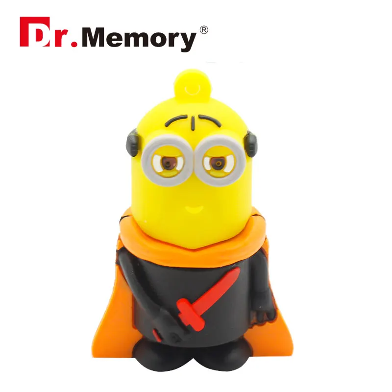 USB флеш-накопители с милыми миньонами, 64 ГБ, флеш-накопитель с героями мультфильмов, 32 ГБ, флеш-диск с аниме супергероями, персональная карта памяти, 16 ГБ, подарки