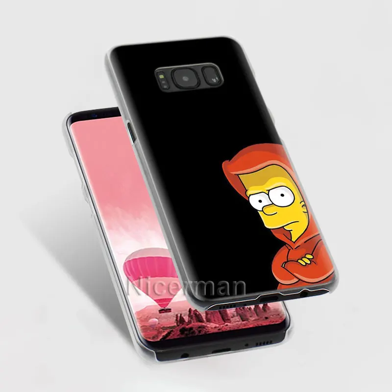 Чехол для телефона для samsung Galaxy S10e S10 S8 S9 плюс S6 S7 край A40 A50 A70 M20 крышка Гомер J. Симпсон жесткий поликарбонатный чехол