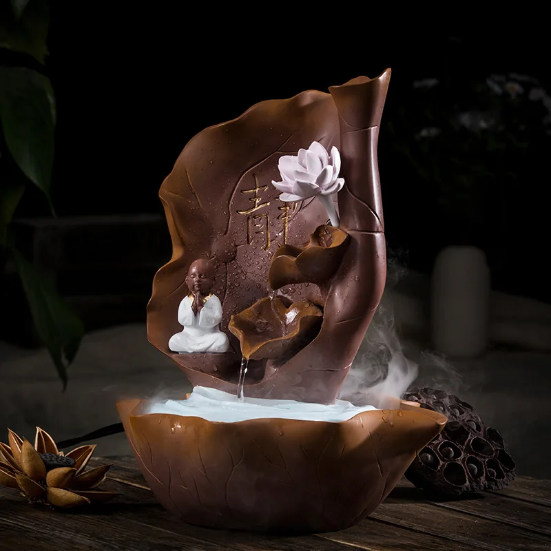 Увлажнитель воздуха в стиле Дзен со светодиодной подсветкой 110 240 В|decorating