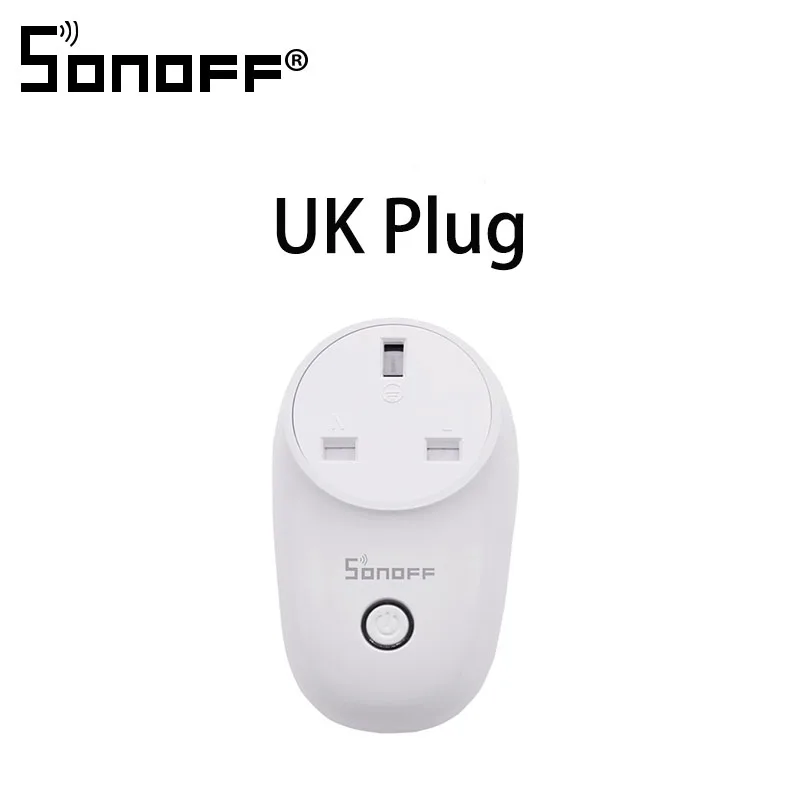 Sonoff S26 WiFi умная розетка, Беспроводная розетка, розетка, умный дом, переключатель Amazon Alexa Google Assistant IFTTT US/UK/CN/AU/EU - Комплект: S26 UK