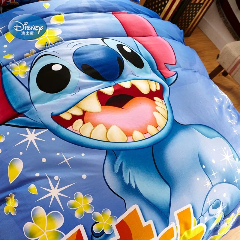 Набор постельного белья Disney Royal Blue Lilo and Stitch набор из 100% хлопка с пододеяльником 3/4