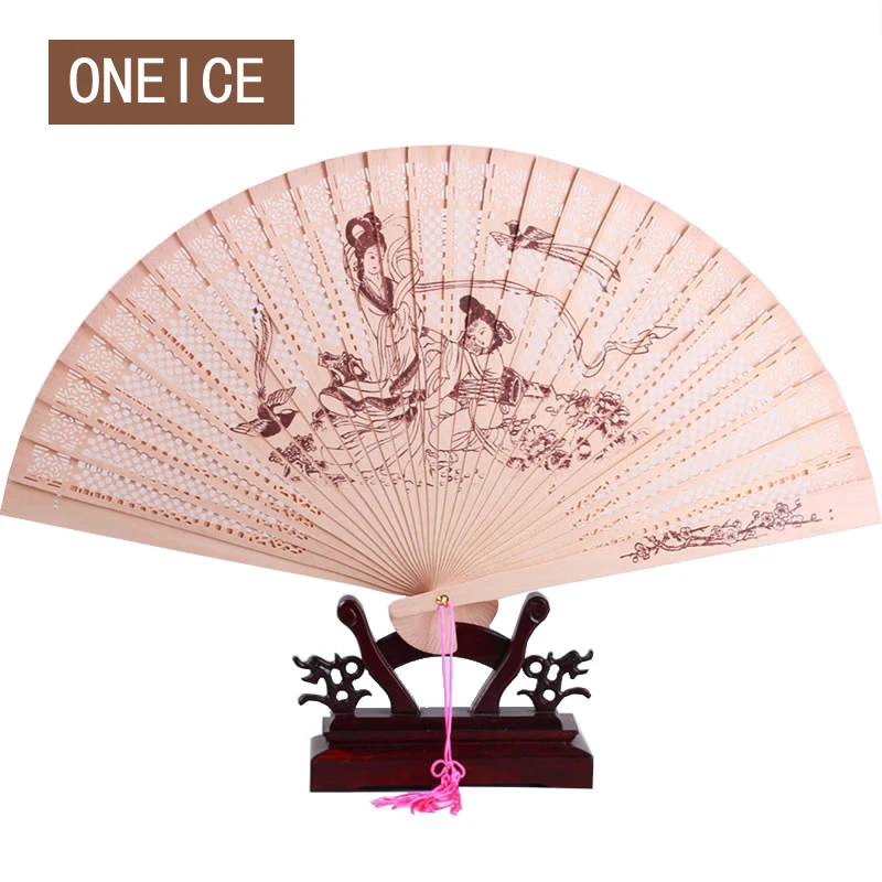 Ручной вентилятор ручной работы в китайском стиле подарок для рукоделия