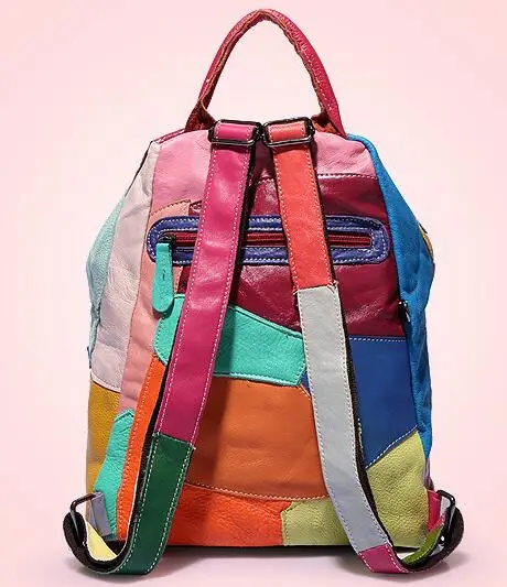 Популярный кожаный рюкзак joyload женская модная сумка через плечо стиль пэчворк |