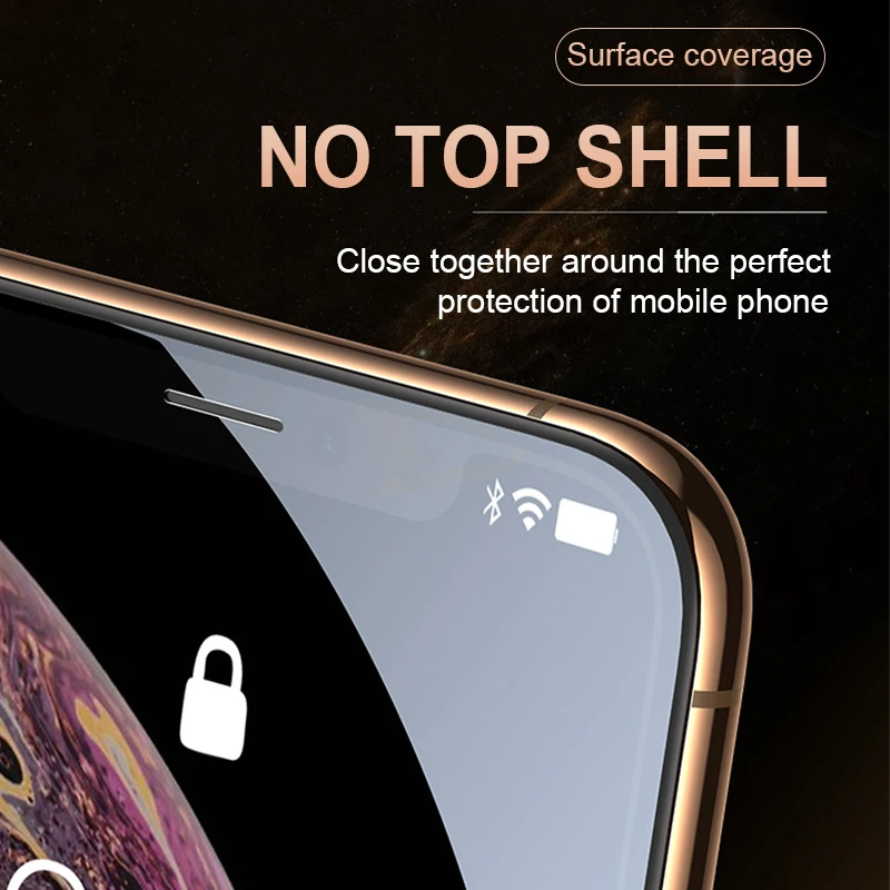 11D полноэкранное Защитное стекло для iphone X XR XS Max Edge Cover Защитная пленка для iphone 6 6s 7 8 PLus закаленное стекло