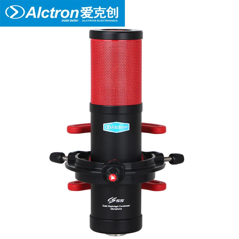 Популярный конденсаторный микрофон Alctron CS55 с большой диафрагмой + PS200 48 В кабель