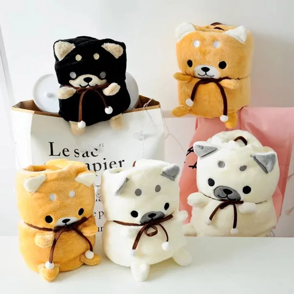 Candice guo! Милые плюшевые игрушки мультфильм косплей shiba Собака Щенок мягкий рулон