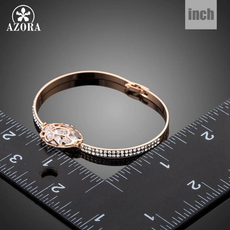 Азора новое модное платье с цветочным узором Браслеты Ювелирные изделия для