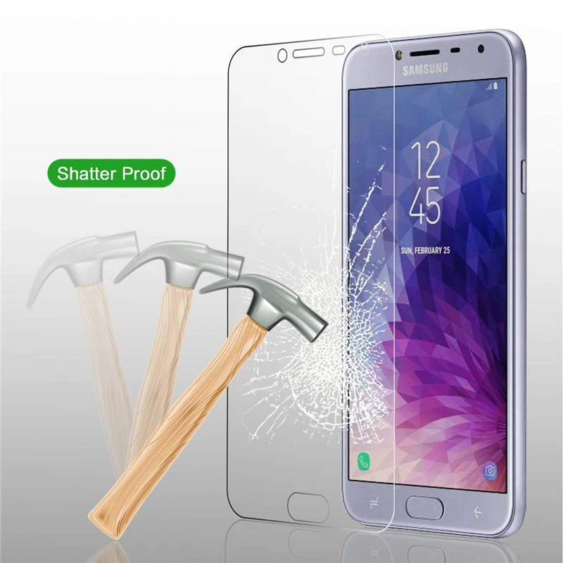 2.5D 9H закаленное стекло для Samsung Galaxy J4 2018 на J400 J400F/DS Защитная крышка экрана