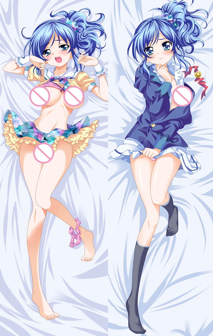 2018 July Anime Aikatsu Hoshimiya Ichigo & Kiriya Aoi sexy girl Dakimakura Чехол для подушки тела чехол обхвата