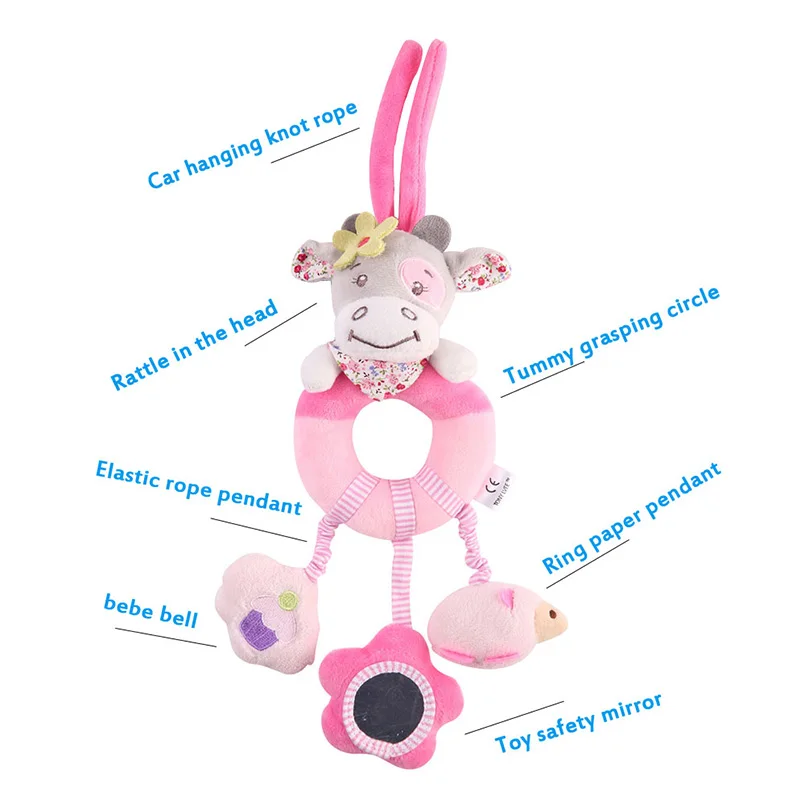 Игрушки для малышей музыкальные детские погремушки/игрушка мобильной коляски