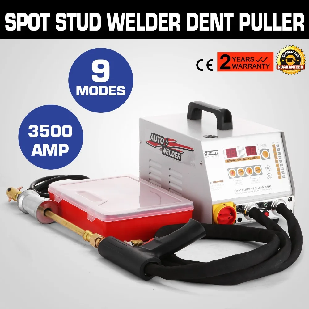 

Dent Puller 12KW Spot Welder 2700A Car Dent Repair For Vehicle Panel Spot Puller Dent Bonnet Door Repair