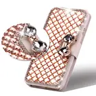 Кожаный чехол-книжка с бантом и кристаллами для девочек, для Huawei P20 P30 P40 Lite E Pro Honor 10i 20 Lite Pro Nova 5T P Smart 2021