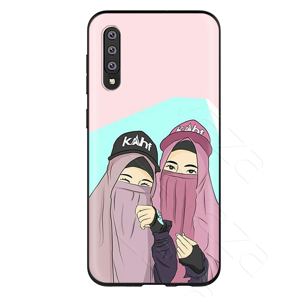 8 Lavaza исламский мусульманский Hijabi девочек художественный чехол для Samsung Galaxy S6 S7 край J6 S8 S9 S10 плюс A3 A5 A6 A7 A8 A9 Note 8, 9 - Цвет: 8