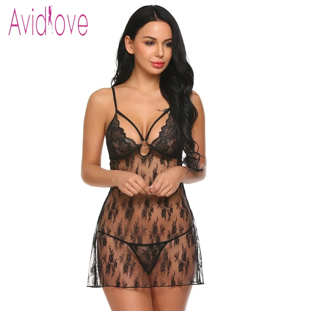 Avidlove Сексуальное Белье для сна женские пижамы сексуальное нижнее белье