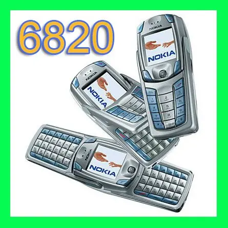 Оригинальный Восстановленный Мобильный телефон Nokia 6820 GSM 900/1800/1900 QWERTY клавиатура