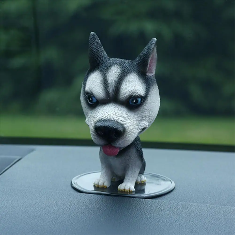 Автомобиль орнамент качая головой собаки кукла твердые духи украшения