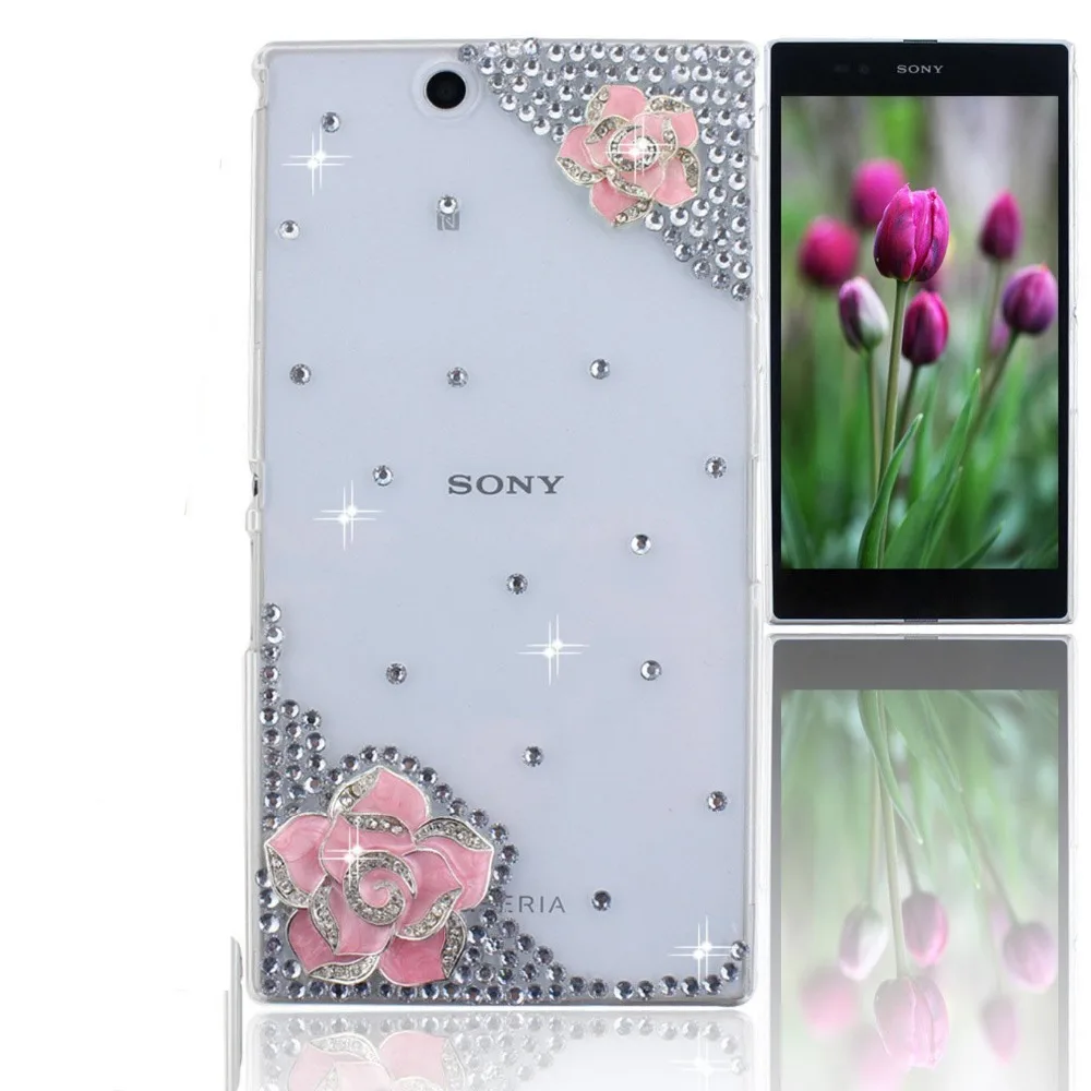 Прозрачные чехлы для телефонов с бриллиантами Sony Xperia M4 AQUA L1 L2 L3 E5 E4 E3 M5 1 10 2 XA1 XA XA2