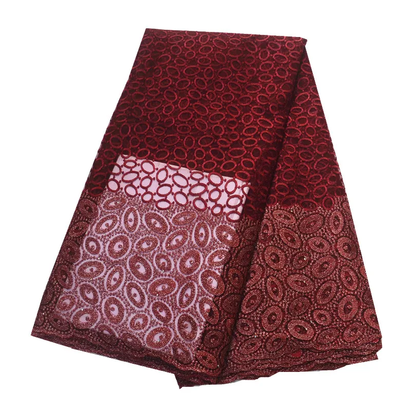 

cheap price african lace fabric for party wholesale tulle lace embroidery french net lace fabric for dress 5yards