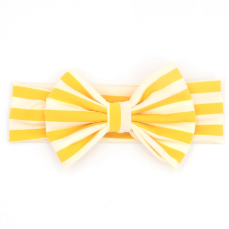 1PC Retail New Cute Baby Headband 5"Bow Stripe Hair Accessory Children Birthday Party Hairband |