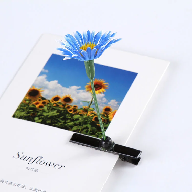 12 шт. По мелкому опту прекрасный заколки для волос с цветами детские бутон трава