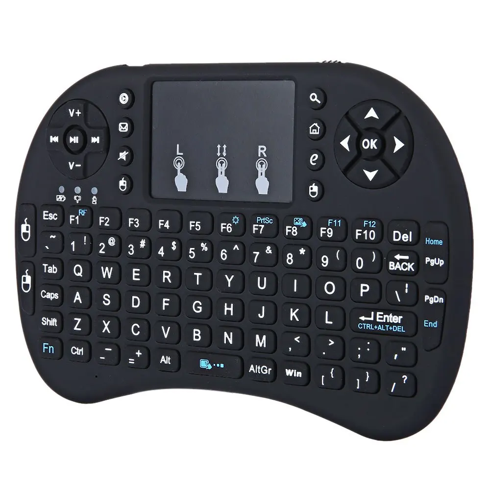 V8 Портативный 2 4 ГГц Беспроводной Air Мышь Gaming Keyboard Combo Совместимость с ПК