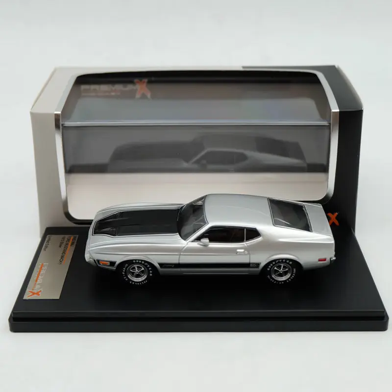 

Premium X 1:43 For Ford Mustang Mach 1 1973 Silver PRD398J Limited Edition Collection Auto Models Toys Car