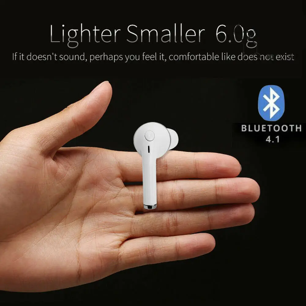 Для i8, Спортивная Bluetooth гарнитура, беспроводной микрофон, беспроводная гарнитура, наушники с микрофоном для iPhone 5, 6, 7 Plus, samsung, дропшиппинг