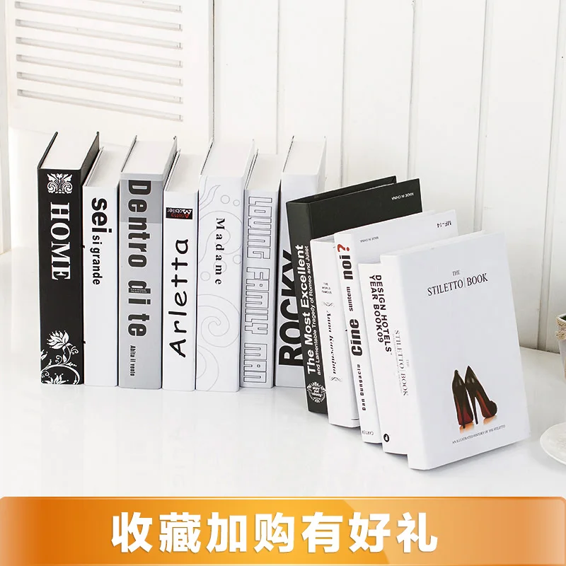 10 шт. имитация современной американской искусственной книги украшение окна