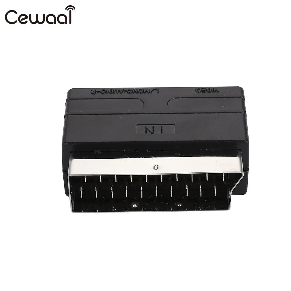 RGB Scart штекер для 3-RCA Женский адаптер соединение ABS пластик Бытовая ТВ DVD VCRs |