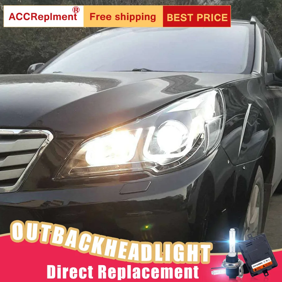 2 шт. светодиодный ные фары для Subaru Outback 2010-2014 Автомобильные ангельские глазки