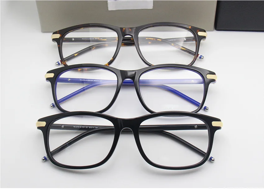 Бренд Дизайн Том ацетат бизнес очки мужские ретро оптические очки по рецепту оправа женские очки oculos de grau