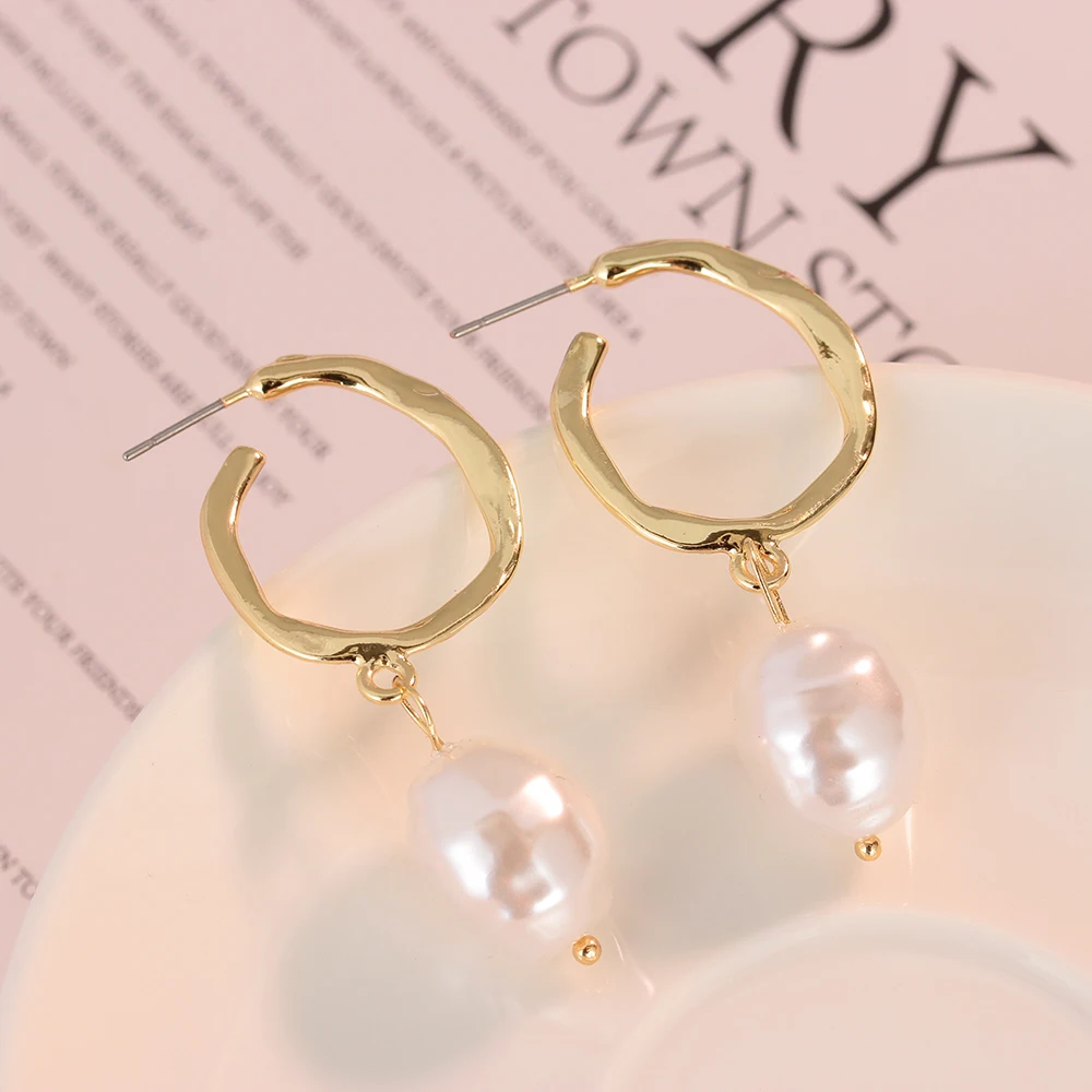 1 пара новые модные геометрические нестандартные круглые