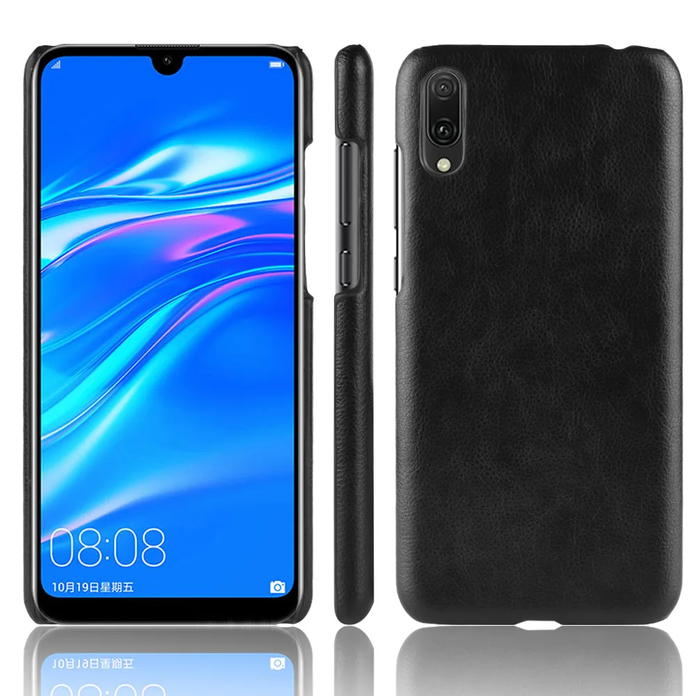 Luxury Litchi Leather Case for Huawei Y7 Pro 2019 Y5 Y6 Prime Y9 2018 Cover PU Back Phone Cases Honor Play P Smart Plus |