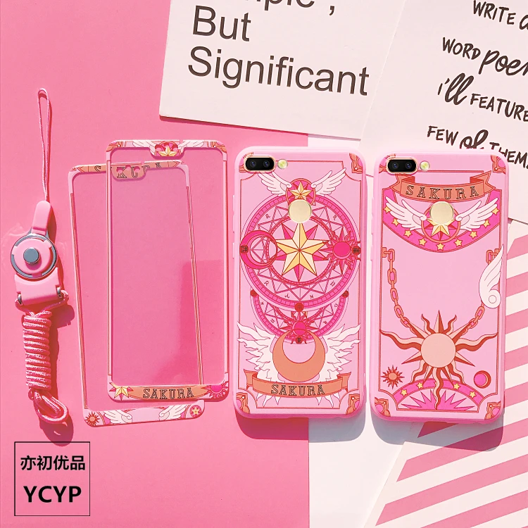 Honor play/10/9/9i/8 lite Cardcaptor Sakura Чехол+ пленка для экрана из закаленного стекла чехол для huawei Nova2S/3/3E/P20/P20 pro/P10/P10plus