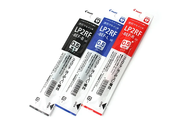 

Pilot LP2RF-8EF Juice 12 Pieces Gel Pen Refills for Pilot Juice 0.38mm/0.5mm Black/Blue/Red Writing Supplies 2018