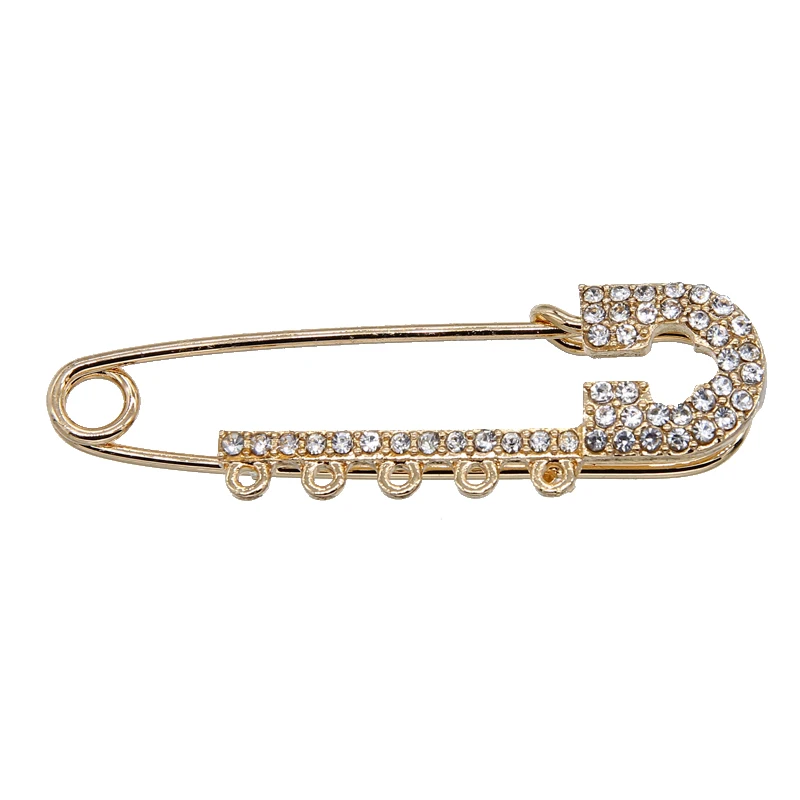 Классический инкрустированный большой кулон Очаровательная булавка Женская