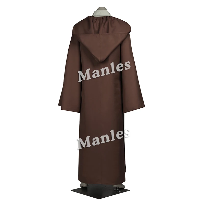 Звездные войны рыцарь-джедай Косплей Костюм Obi Wan Ben Kenobi маскарадный костюм Одежда для косплея Хэллоуин наряд для вечеринки полный комплект веревка для взрослых на заказ