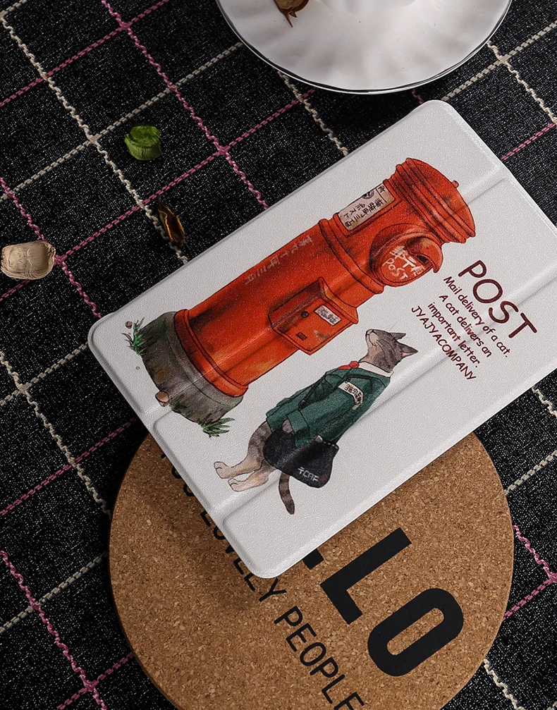 Япония cat Чехол-книжка на магнитной застежке чехол Чехол для iPad Pro 9,7 10,5 11 12,9 воздуха Air2 Mini 2 3 4 планшетный чехол для iPad 9,7