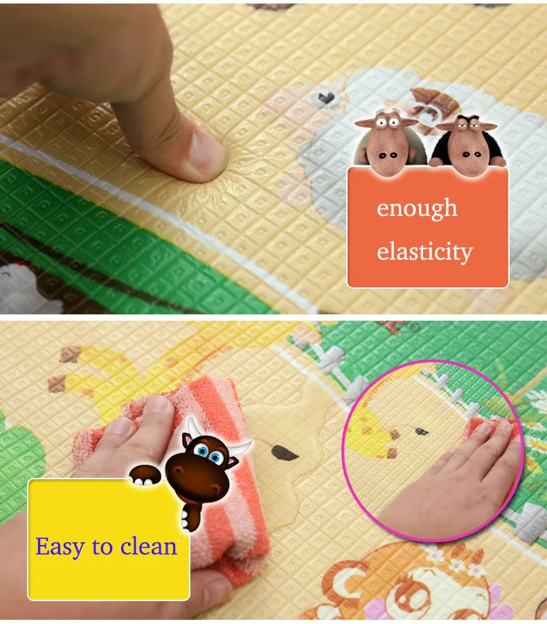 2 Sides Baby Play Mat Foam Environmental Letters Early Educational Kids Game Mats Crawling 3 Sizes Soft Toys SA1555 | Игрушки и хобби