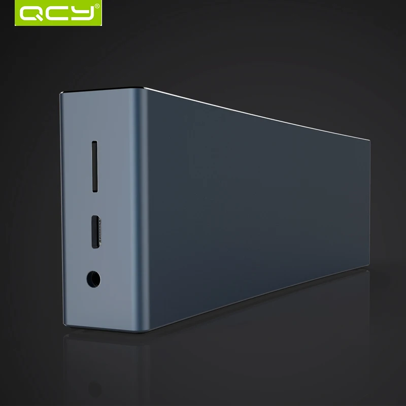 Qcy M5 Металл Bluetooth Динамик беспроводной портативный 3D стерео звуковая система MP3