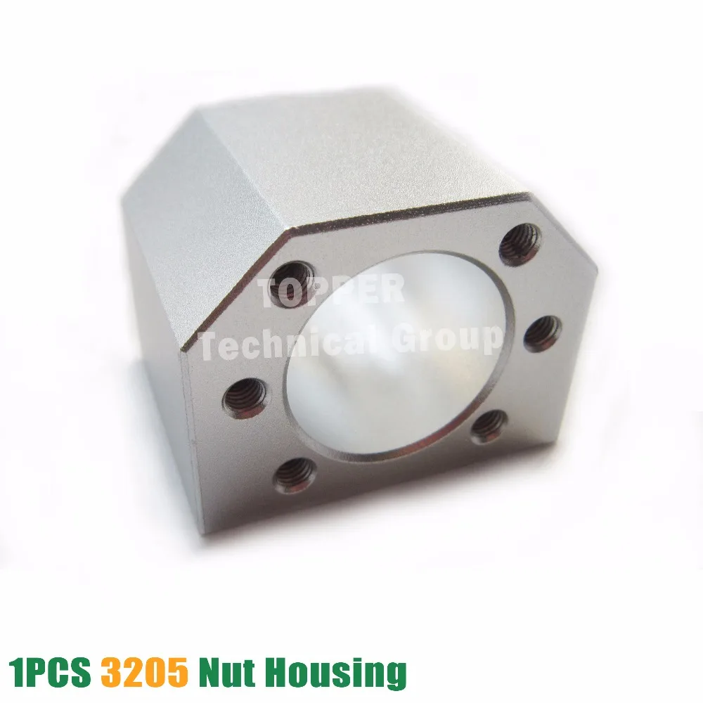 Фото 1 шт. DSG32H SFU3205 SFU3210 шариковая гайка Корпус для 3205 3210 32 мм кронштейн держатель CNC 1 шт. DSG32H SFU3205 SFU3210 шариковая гайка Корпус для 3205 3210 32 мм кронштейн держатель CNC