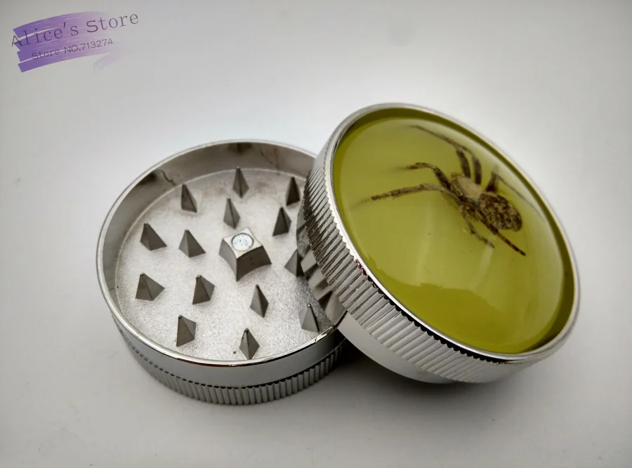 (Диаметр 5 3 см) 2 слойная зернистая травяная шлифовальная машина табак трава резак