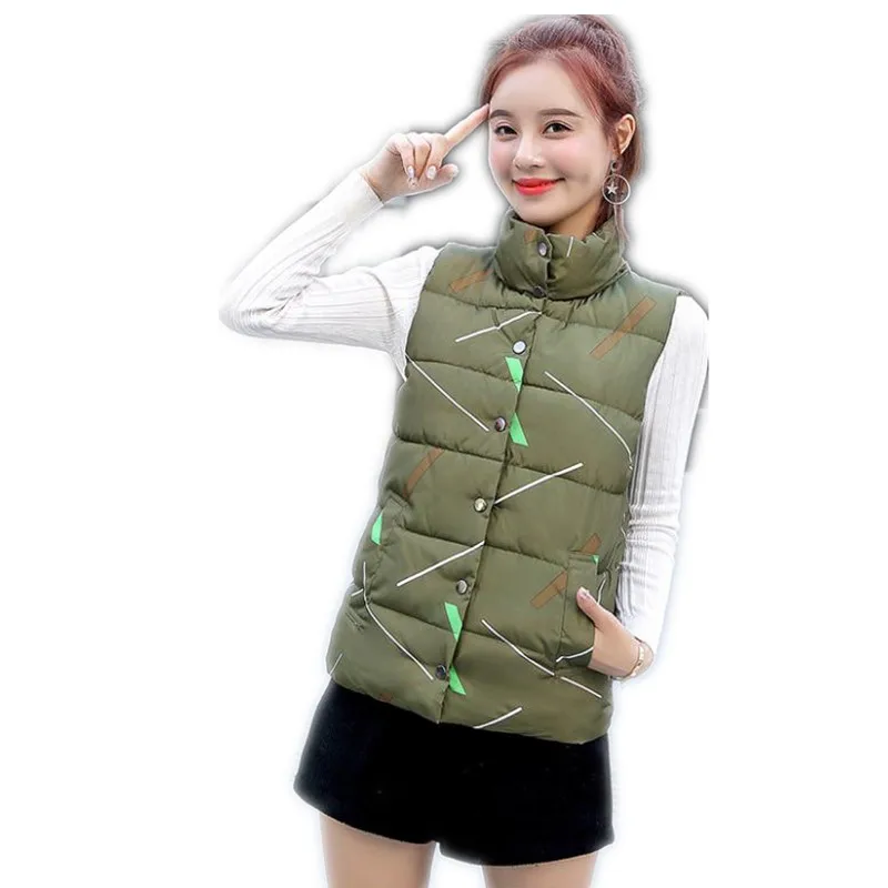 

Autumn Winter Vest Women Waistcoat 2018 Female Sleeveless Jacket Hood Warm Short Vest Jacket Colete Feminino Plus Size 3XL Q821