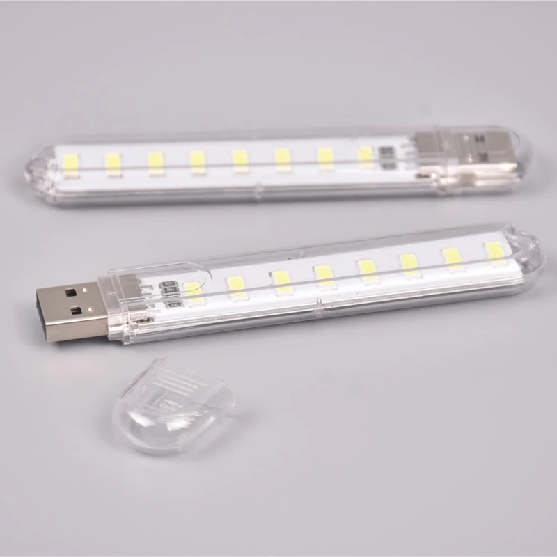 Фонарик мини USB гаджет светодиодный светильник книга s DC5V 8 кемпинг компьютер