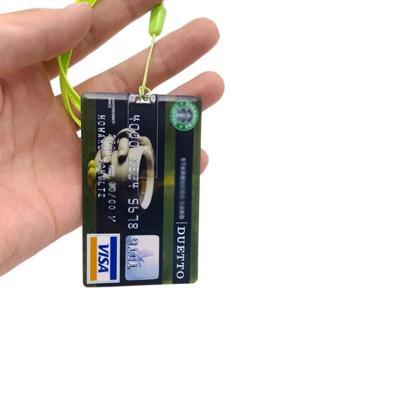USB флеш накопитель водонепроницаемый супер тонкий для кредитных карт 4 ГБ 8 16 32 64